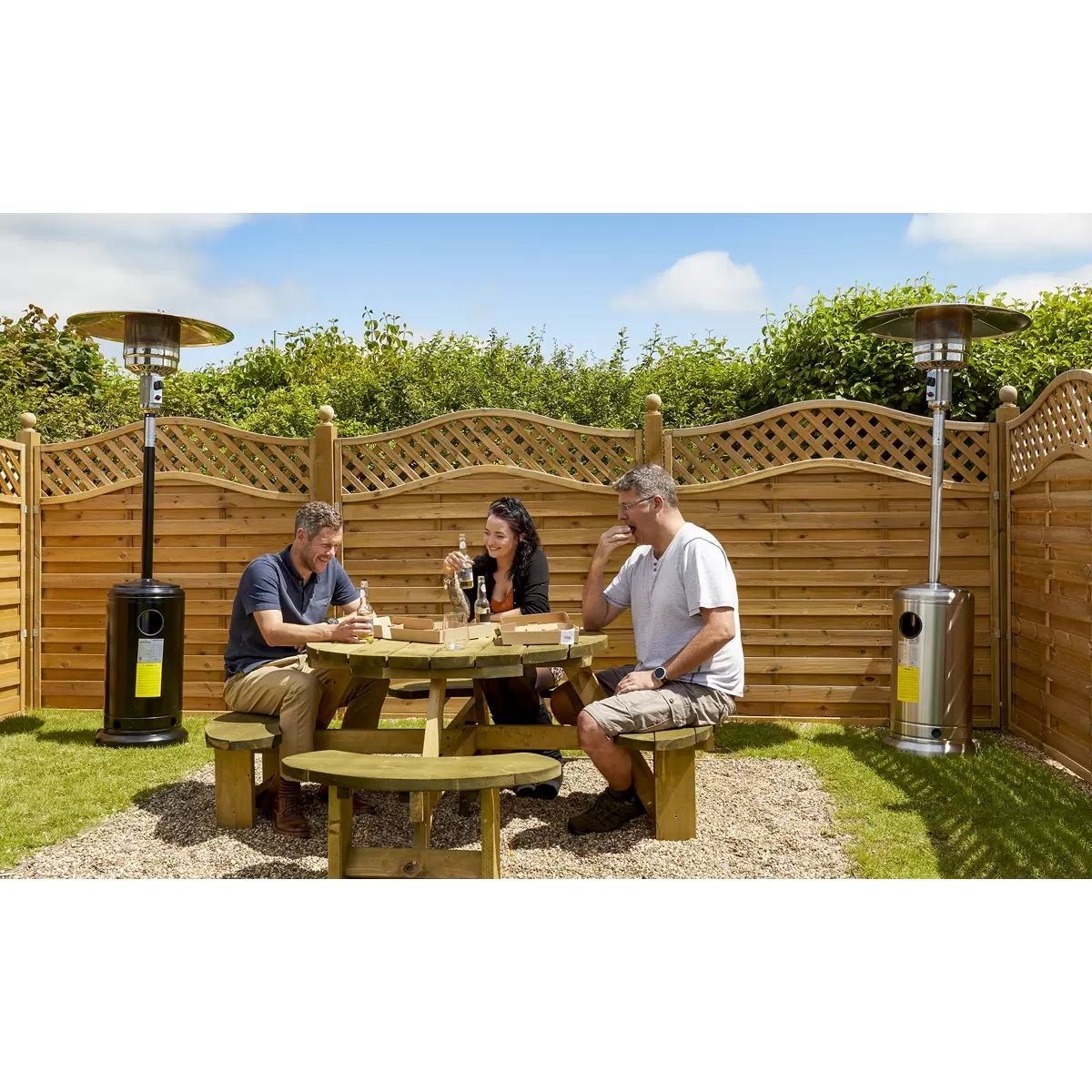 Sealey DG1 Dellonda Outdoor Garden Gas Heater 13kW Commercial & Domestic Black