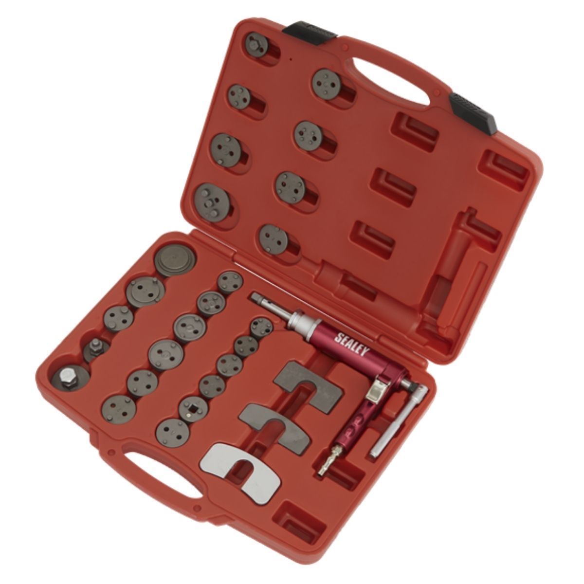 Sealey VS0286 Air Operated Brake Wind-Back Tool Kit 29pc