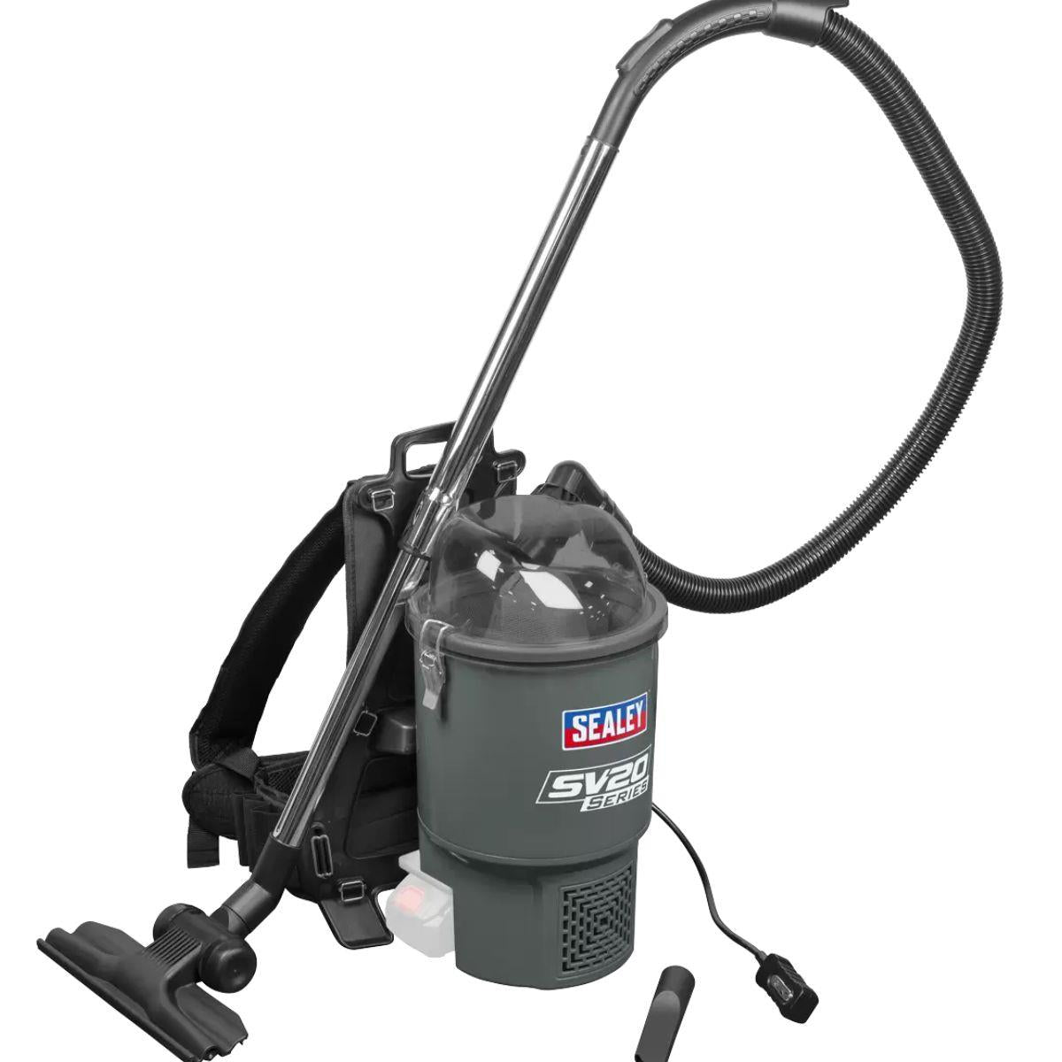 Sealey CP40VBVKIT 40V Cordless Backpack Vacuum Kit With 2 x 4Ah Batteries, Charger