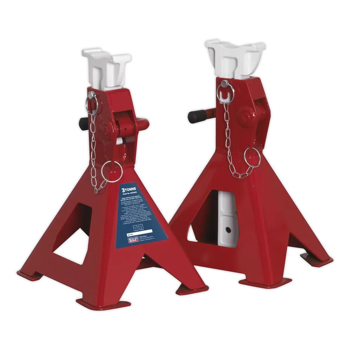 Sealey AAS3000 Axle Stands Capacity Pair 6 Tonne
