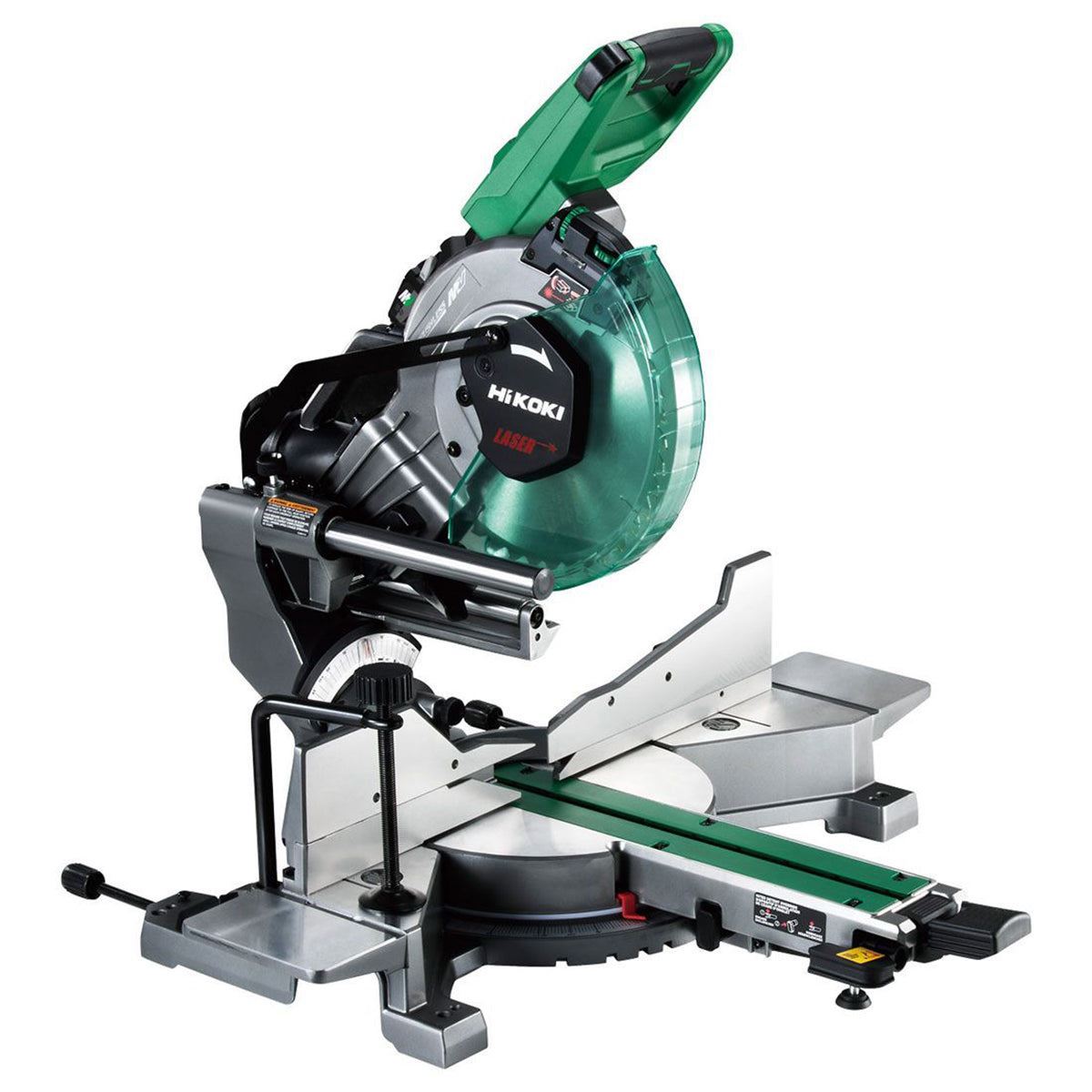 Hikoki C3610DRAW4Z 36V Brushless Mitre Saw with 1 x 4.0Ah/8.0Ah Battery & Charger