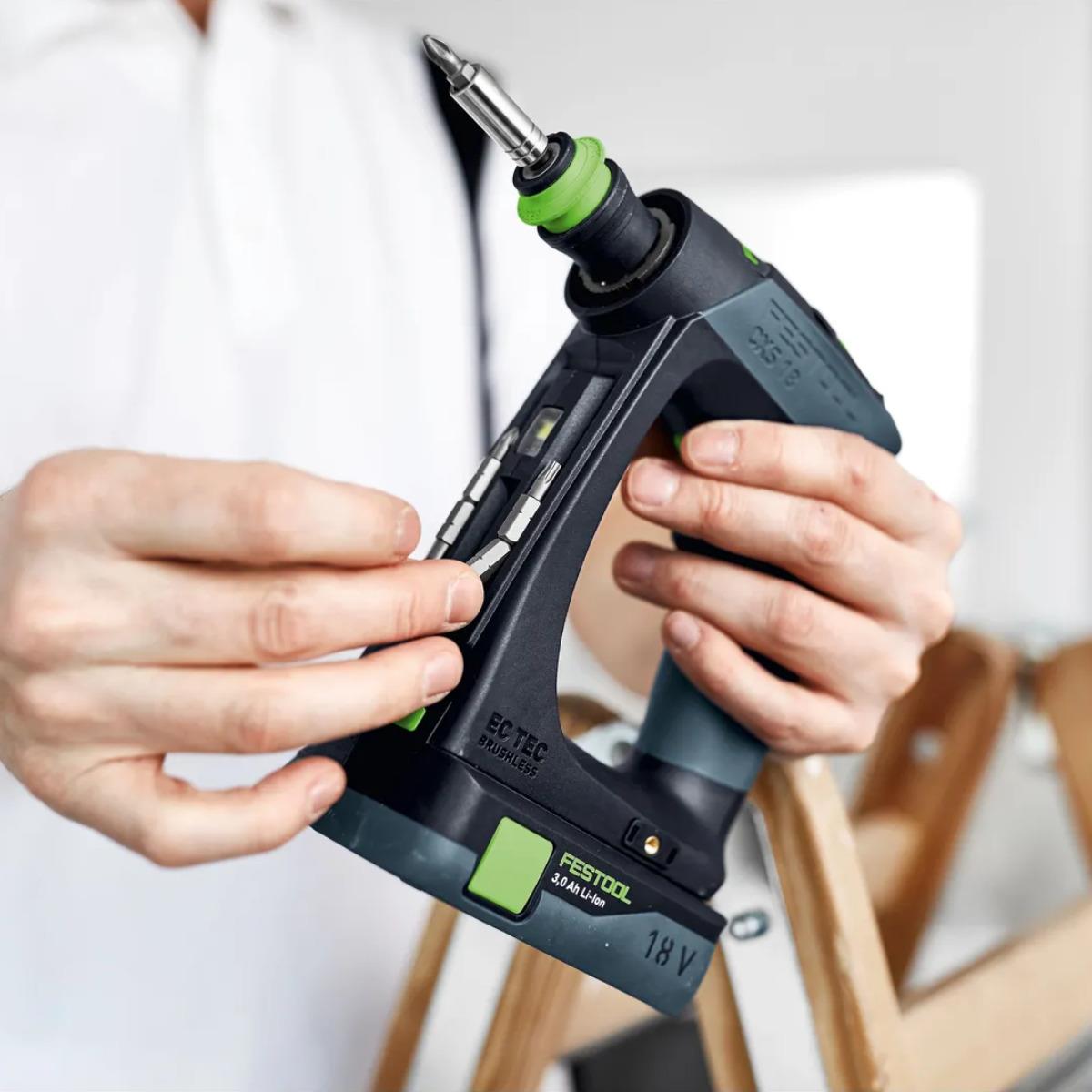 Festool CXS 18-Basic GB 18V Brushless Drill Driver Body Only In Systainer - 577286