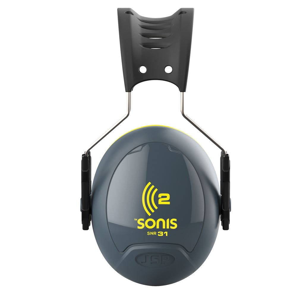 JSP Sonis 2 Adjustable Ear Defenders Yellow SNR31dB - AEB020-0AY-900