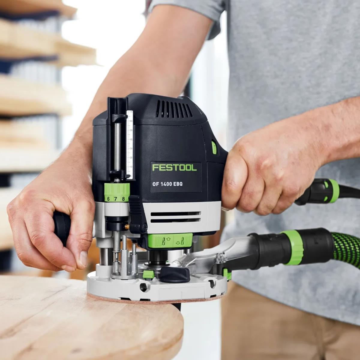 Festool OF 1400 EBQ-Plus 230V Router with Light Module & Case 578942