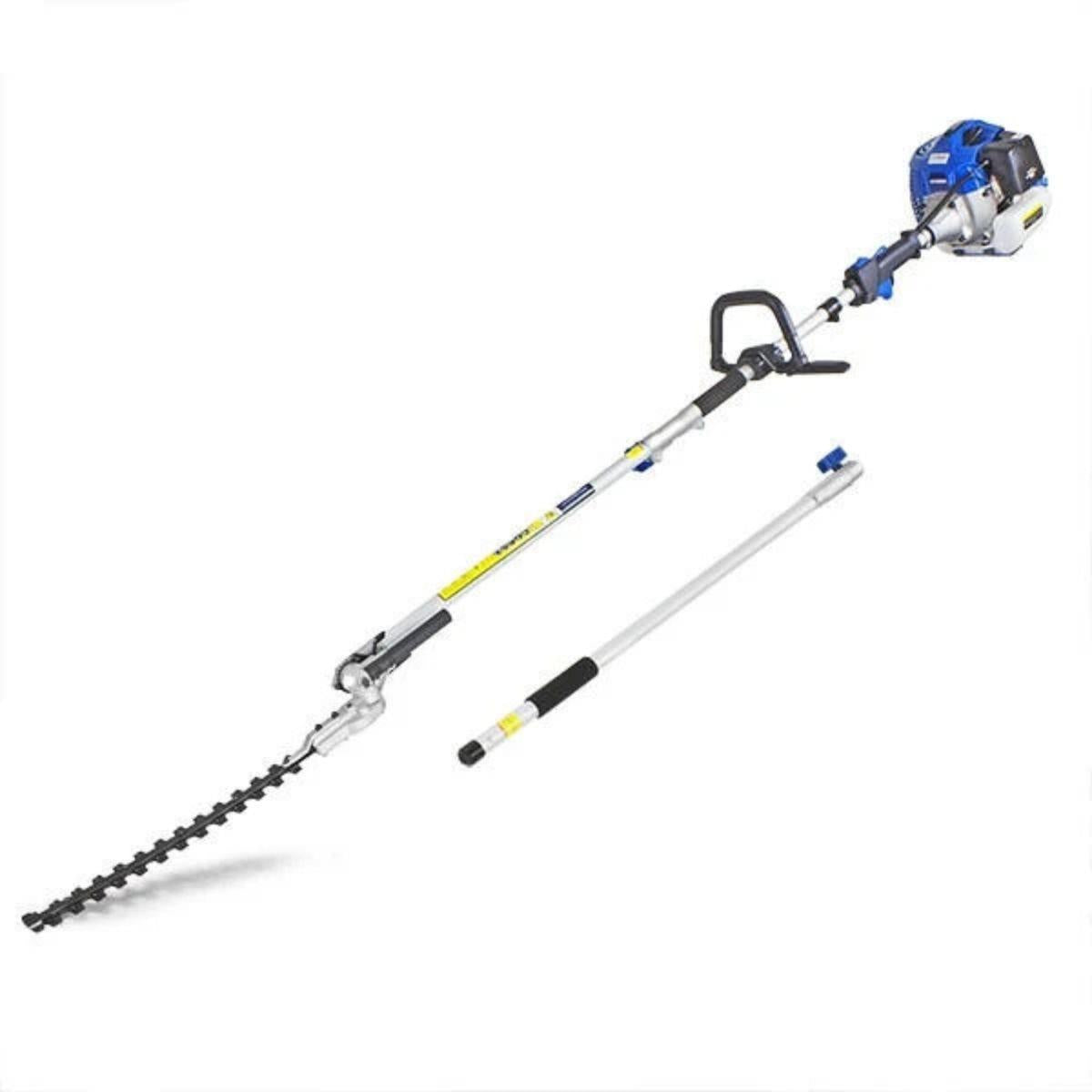 Hyundai HYPT5200X 52cc 425mm Long Reach Petrol Pole Hedge Trimmer Pruner 2-Stroke