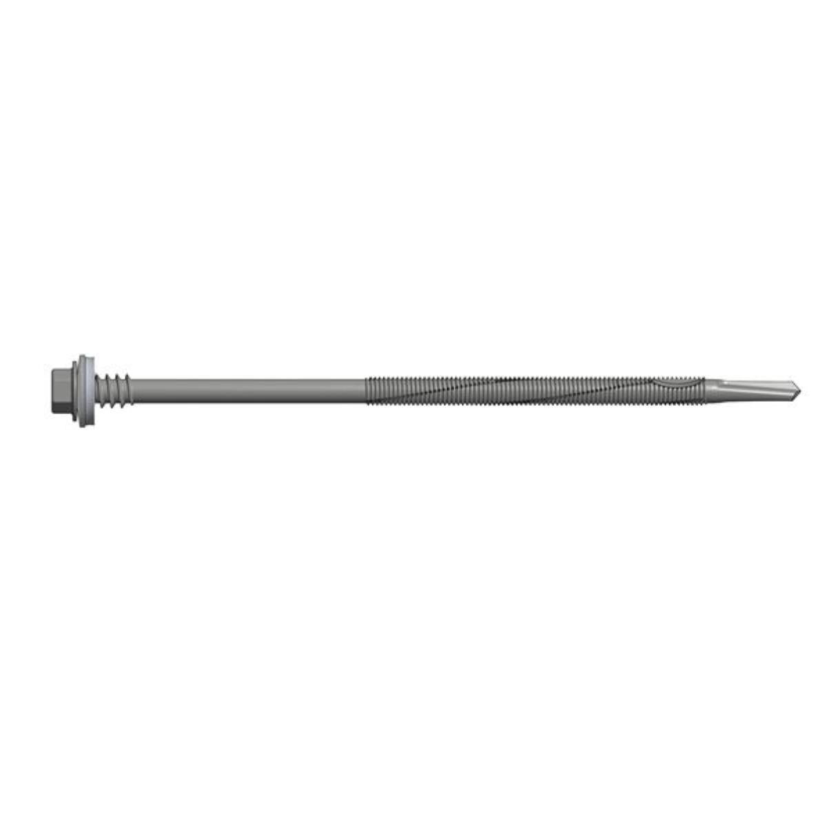 DrillFast FIXFAST DF12-A15-5.5 x 145 Carbon Steel Fasteners with EPDM Washer Pack of 100