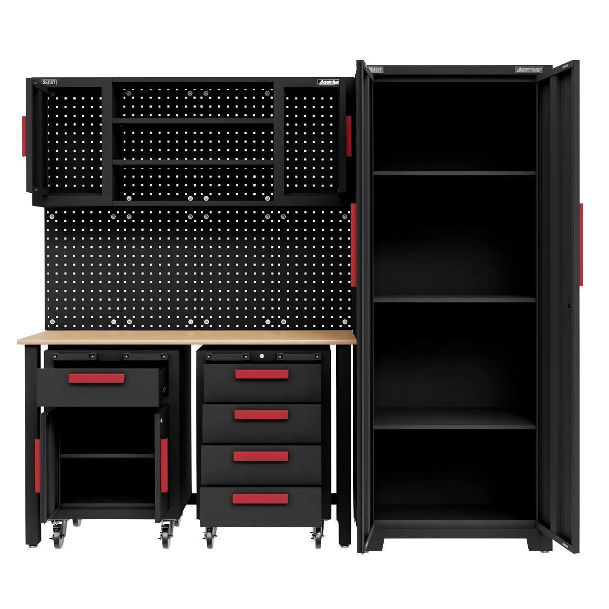 Sealey APMS12OP Complete Garage Storage System with Mobile Trolley X 2