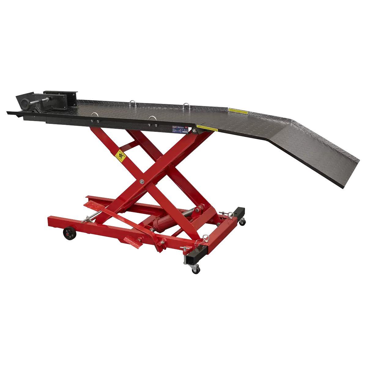 Sealey MC365 Hydraulic Motorcycle Motorbike Lift Ramp Bench 365kg Capacity