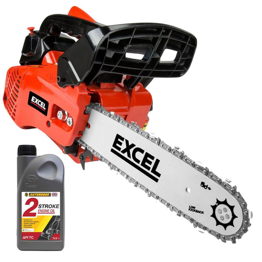 Excel 62cc 50cm Petrol Chainsaw with Engine Oil