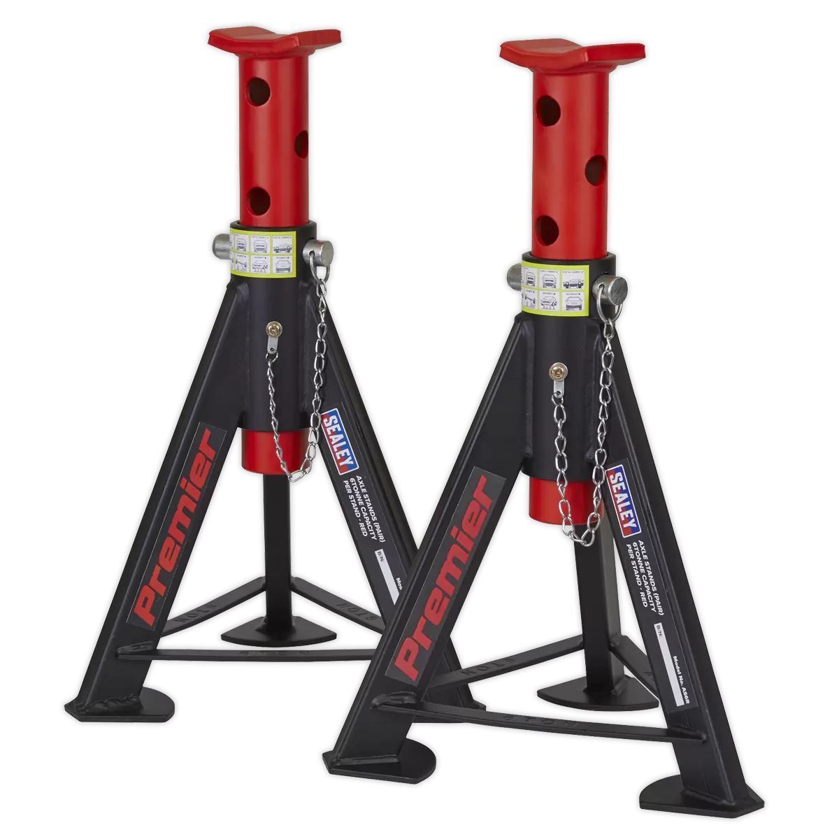 Sealey AS6R Axle Stands 6 Tonne Capacity per Stand
