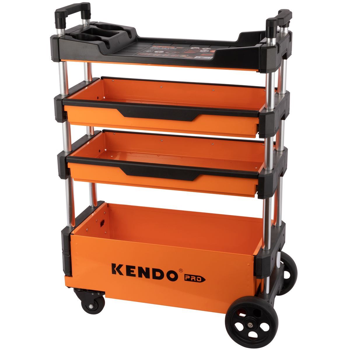 Kendo 900mm Foldable Tool Trolley Item Condition Damaged Box