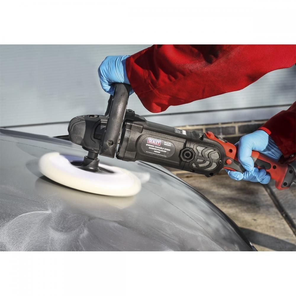 Sealey MS925PS Variable Speed 180mm Sander Polisher 230V/1400W
