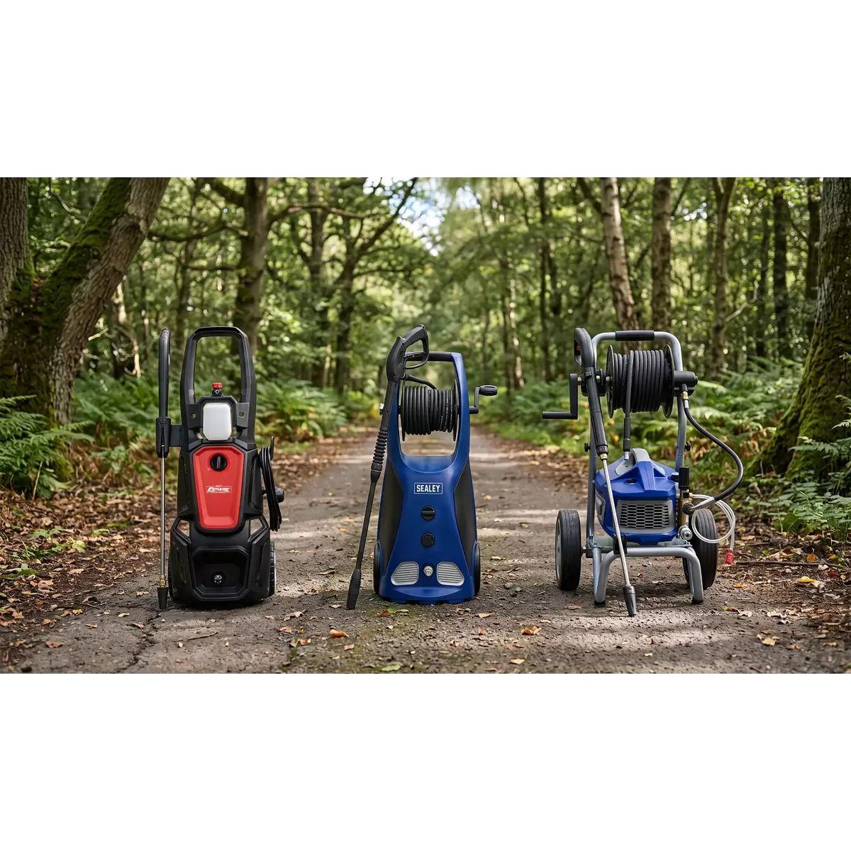 Sealey PW2500 Pressure Washer 170bar with TSS & Rotablast Nozzle 230V
