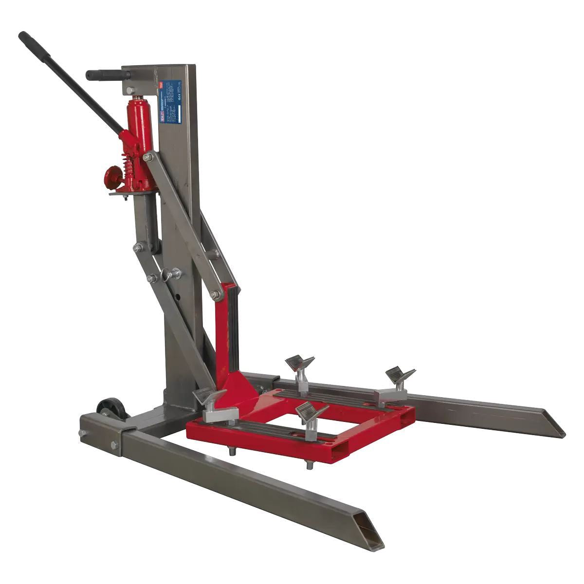 Sealey MCL500 Single Post Hydraulic Motorcycle Lift 450kg Capacity