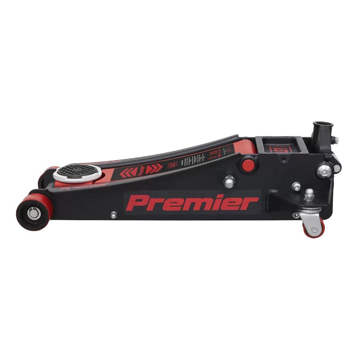 Sealey 3040AR Trolley Jack 3tonne Rocket Lift Red