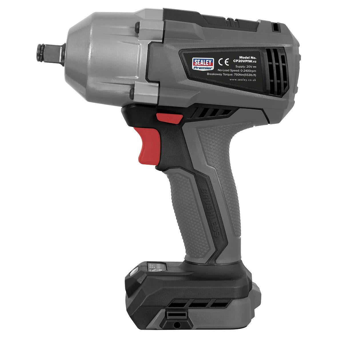 Sealey CP20VPIW 20V Brushless Impact Wrench 1/2