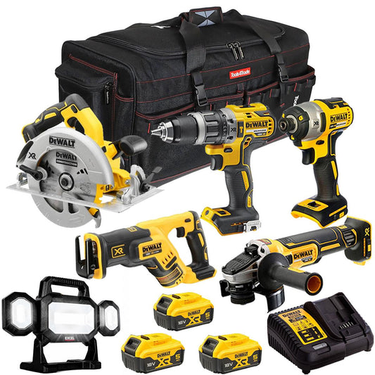 Dewalt DCK623P3B 18V Brushless 6 Piece Combo Kit with 3 x 5.0Ah Battery & Charger