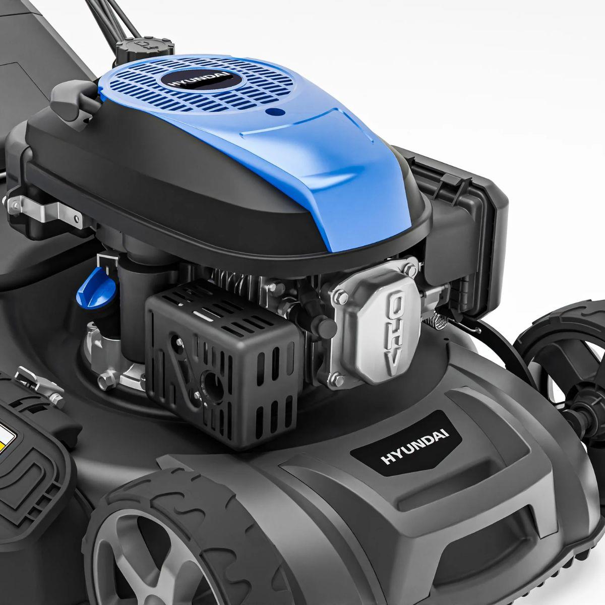 Hyundai HYM22200SPEX 56cm Electric Start Self-Propelled 3-in-1 Petrol Lawnmower