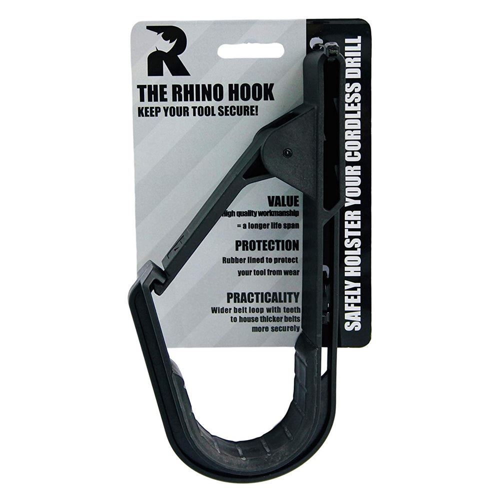 The Rhino Hook Universal Tool Belt Cordless Drill Holder Pack Of 2