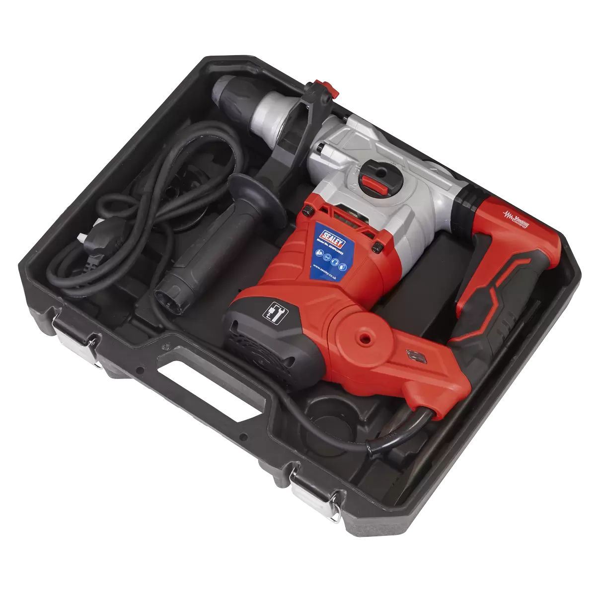 Sealey SDSPLUS32 Rotary Hammer Drill SDS Plus Ø32mm 1500W/230V