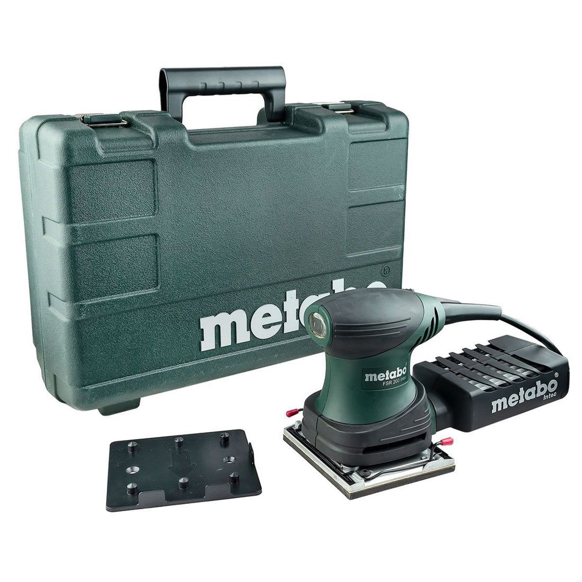 Metabo FSR 200 Intec 1/4 Sheet Orbital Palm Sander in Case 240V/200W