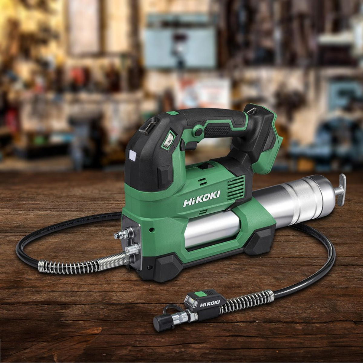 HiKOKI AL18DAW4Z 18V Grease Gun With 1 x 5.0Ah Battery & Charger