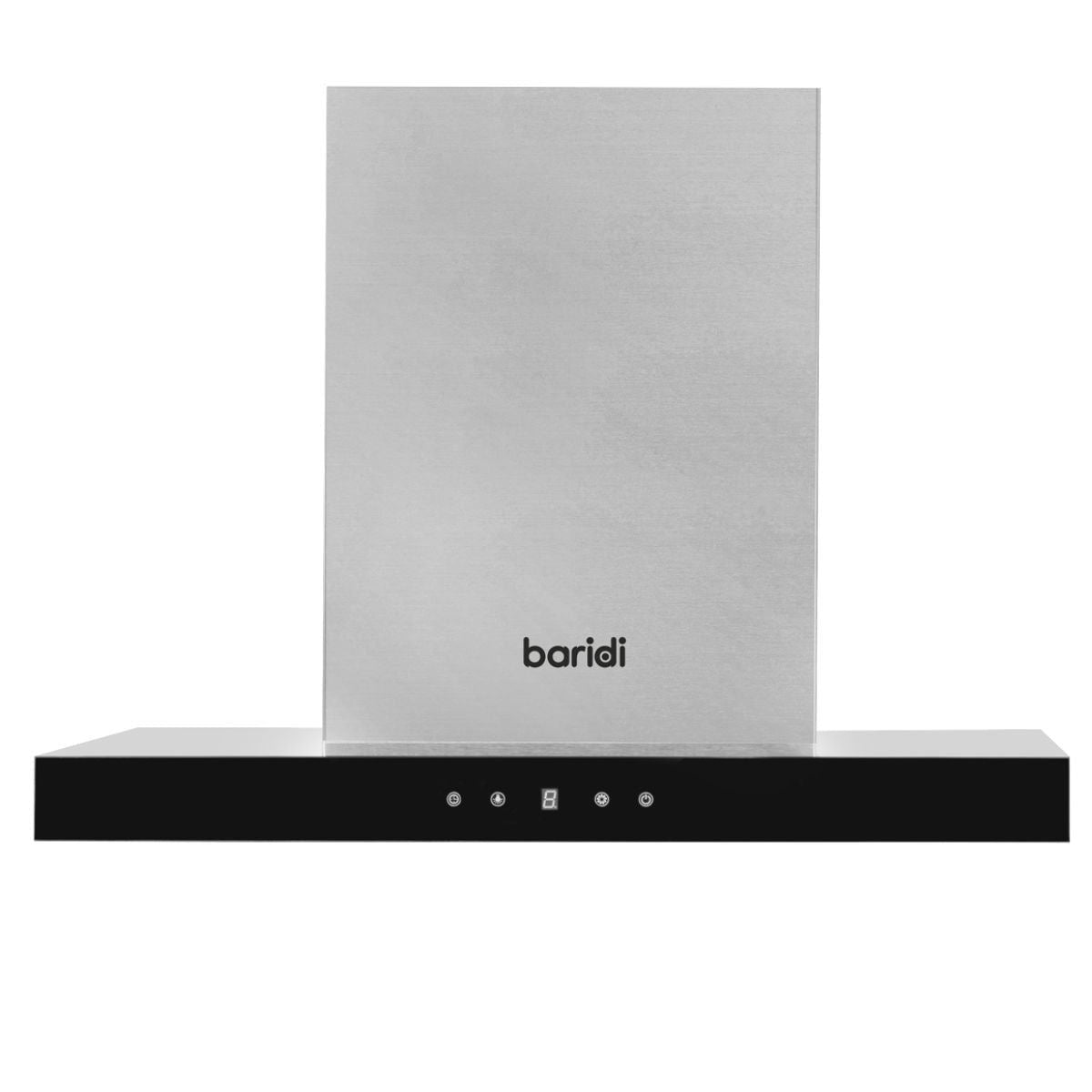 Sealey DH130 Baridi T-Shape Chimney Cooker Hood with Carbon Filters 60cm Stainless Steel