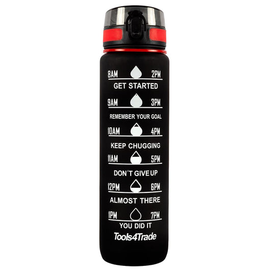 Tools4Trade Water Bottle - Black (1 Litre)