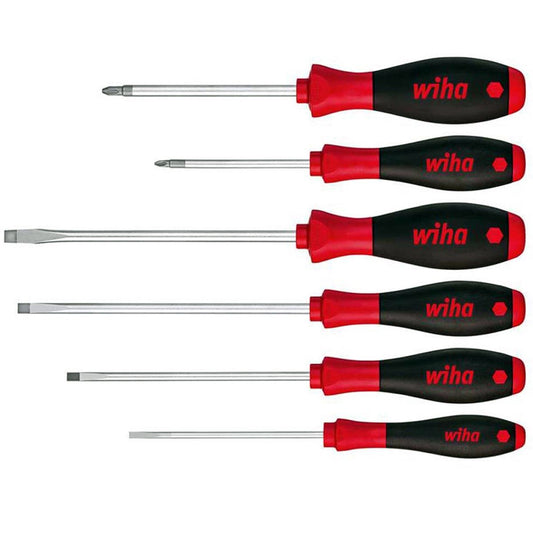 Wiha Slotted Pozidriv Screwdriver Set Of 6 Piece WHA-07153