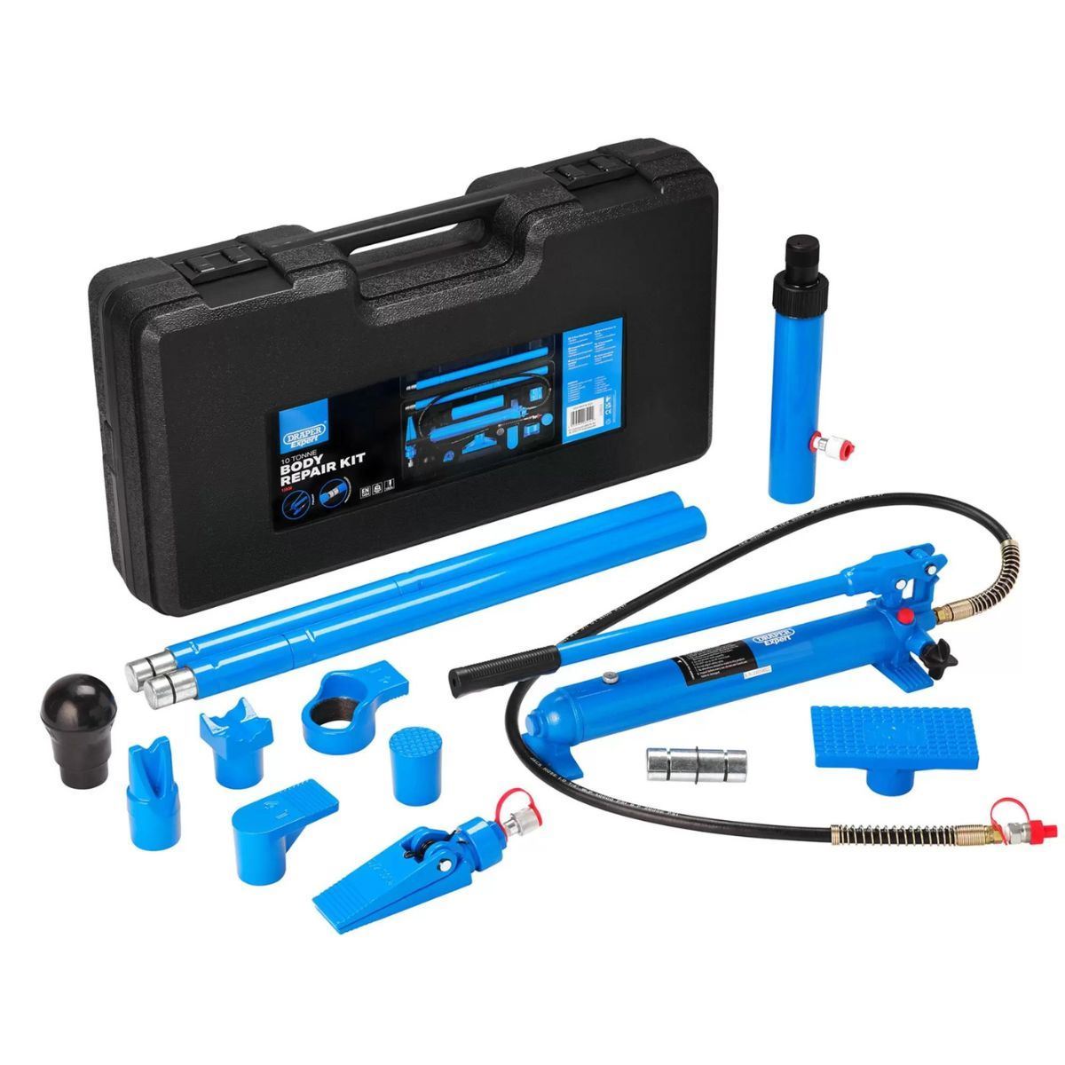 Draper BRKIT10 Hydraulic Body Repair Kit 10 Tonne 14 Piece 13930