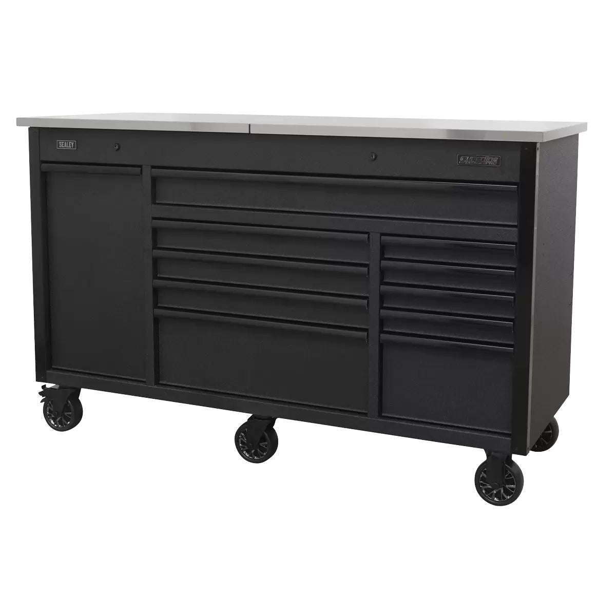 Sealey AP6310BE Mobile Tool Cabinet 1600mm Power Tool Charging Drawer