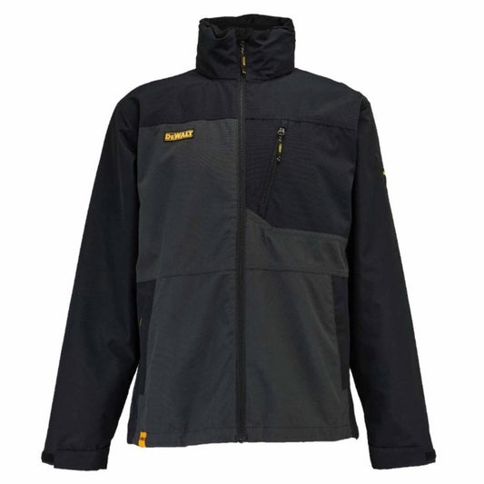 Dewalt Southampton Waterproof & Breathable Jacket Black/Grey - Size M