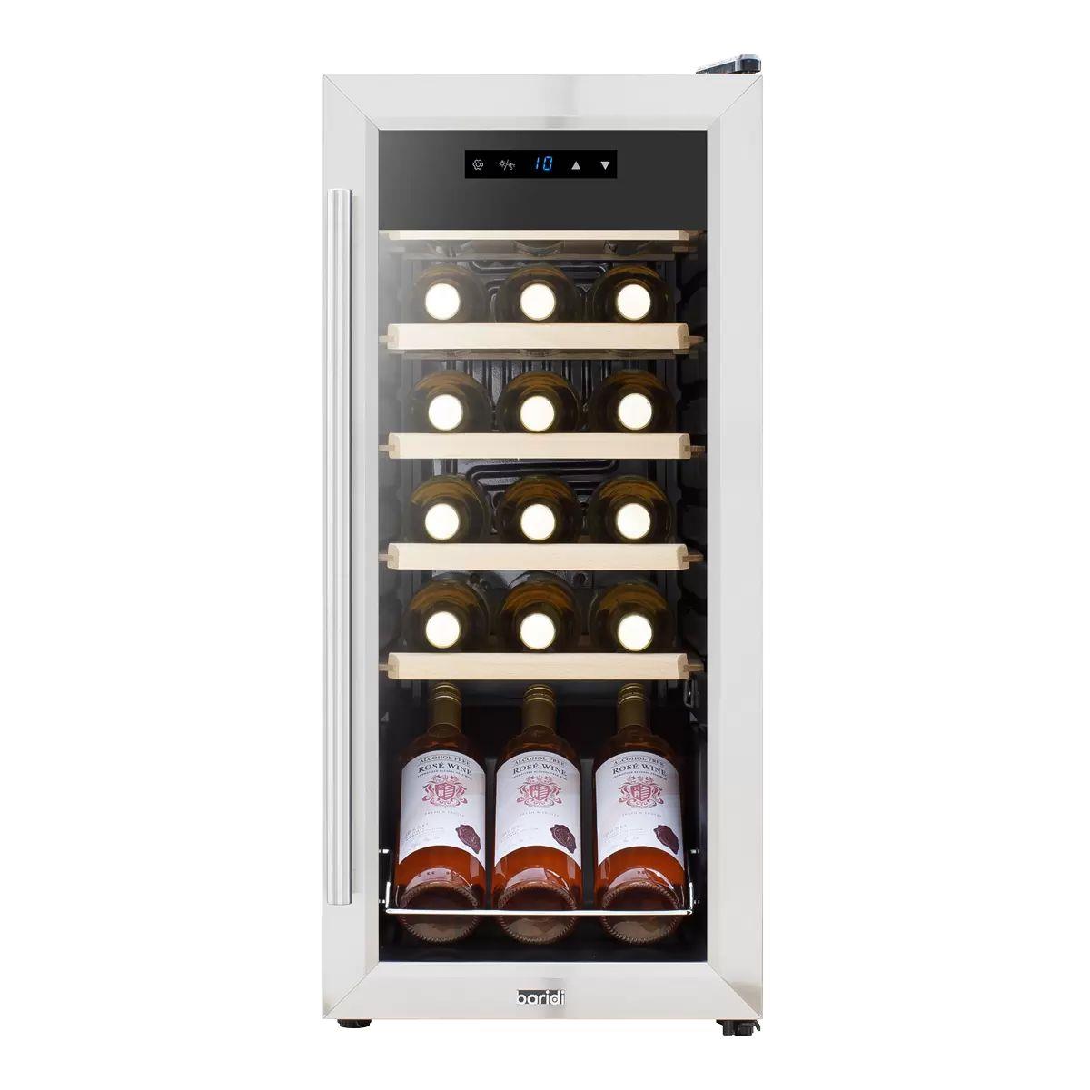 Sealey DH29 Baridi 18 Bottle Drinks Fridge & Cooler Stainless Steel