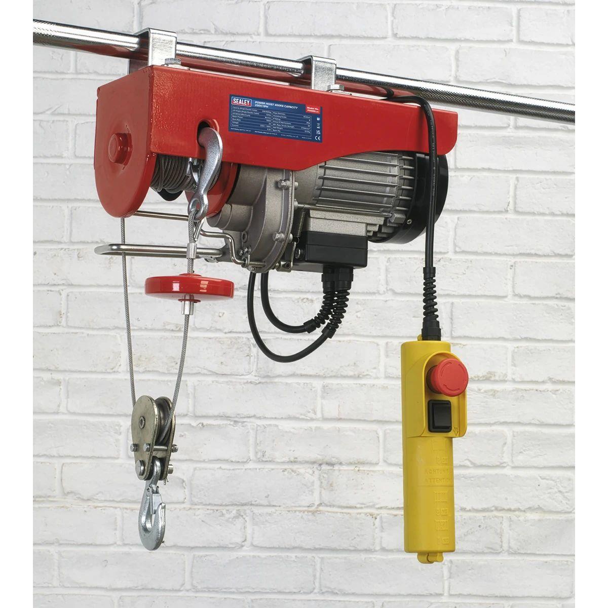 Sealey PH400 Power Hoist 400kg Capacity 230V/1ph