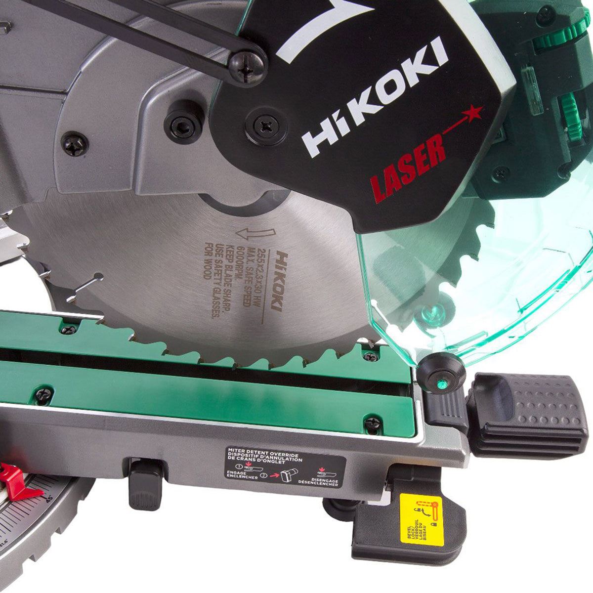 Hikoki C3610DRAW4Z 36V Brushless Mitre Saw with 1 x 4.0Ah/8.0Ah Battery & Charger