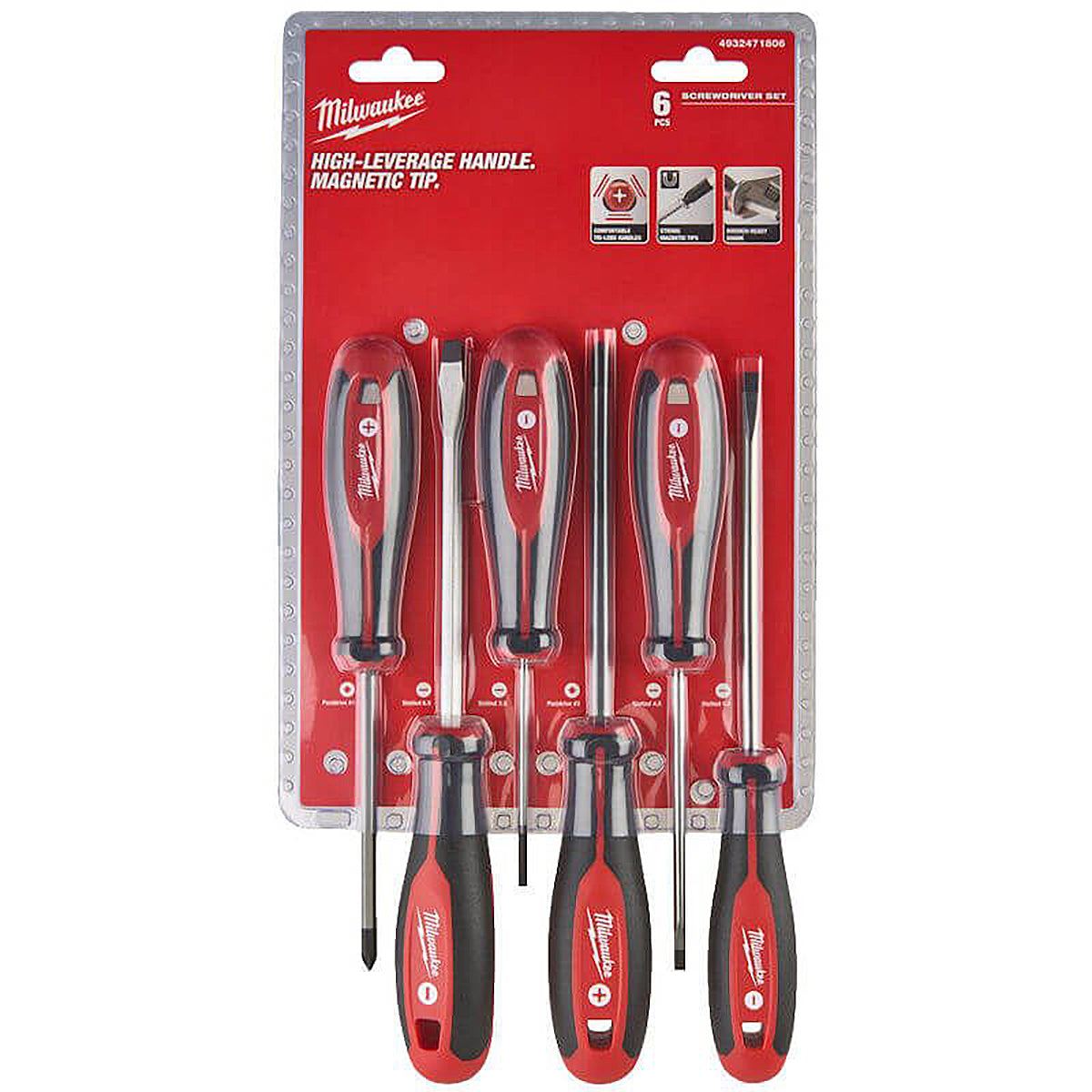 Milwaukee Tri-Lobe Screwdriver Set 6 Piece 4932471806