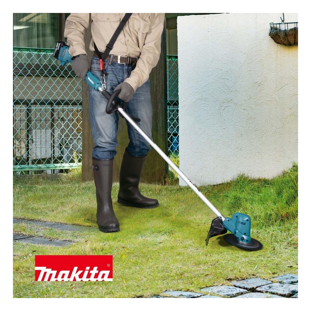 Makita DUR194ZX3 18V LXT Brushless Line Trimmer with 1 x 6.0Ah Battery & Charger