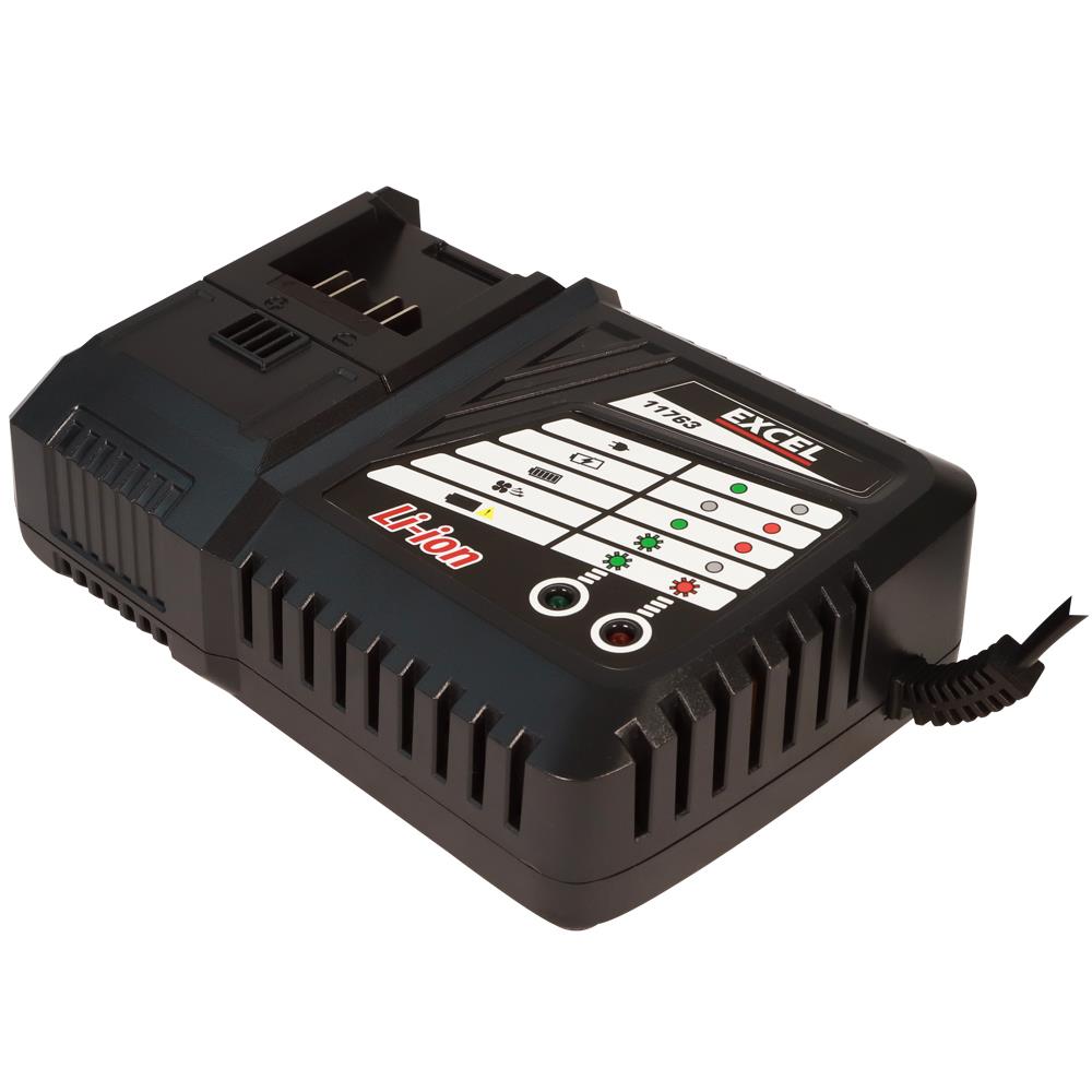 Excel 100-240V Fan-Cooled Smart Charger 5.0A EXL125W