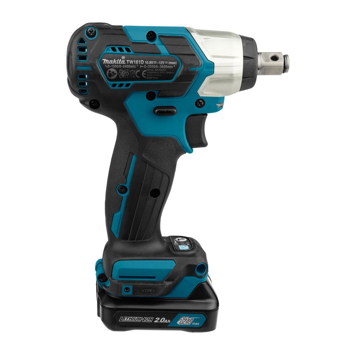 Makita TW161DSAJ 12V max CXT Impact Wrench With 2 x 2.0Ah Batteries, Charger & Case