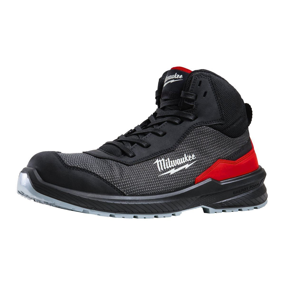 Milwaukee Flextred S1PS Safety Boots Black Size 10 - 4932493709