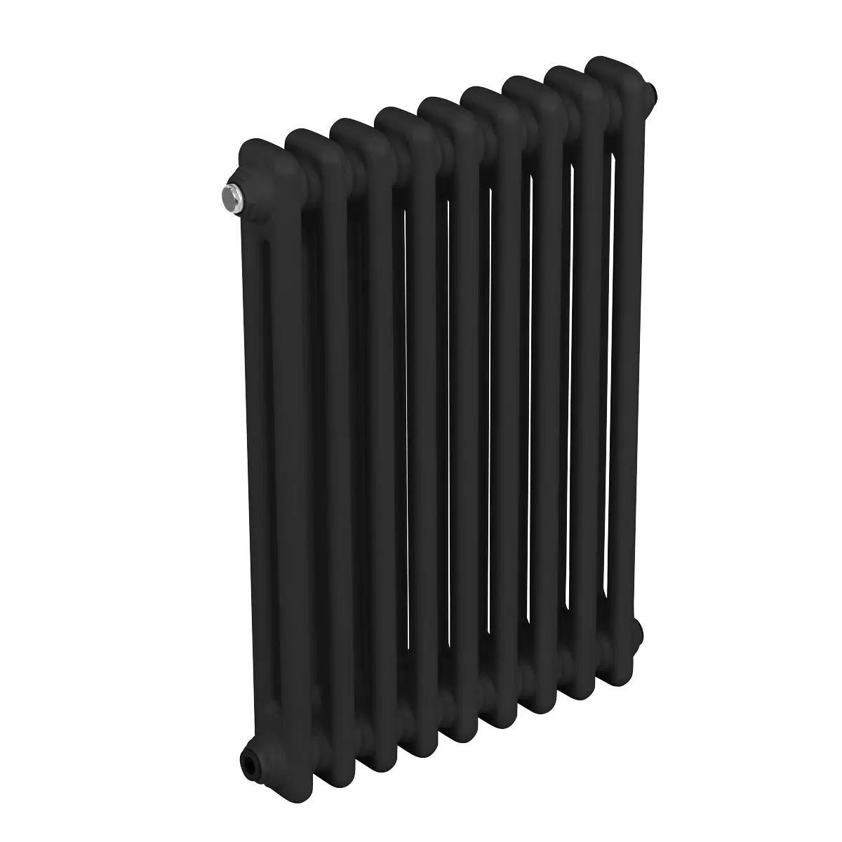 Sealey DH361 Baridi Horizontal Traditional 2 Column Radiator 600 x 427mm Black