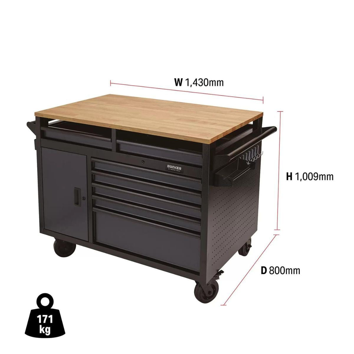 Draper B100-48MTG BUNKER 48