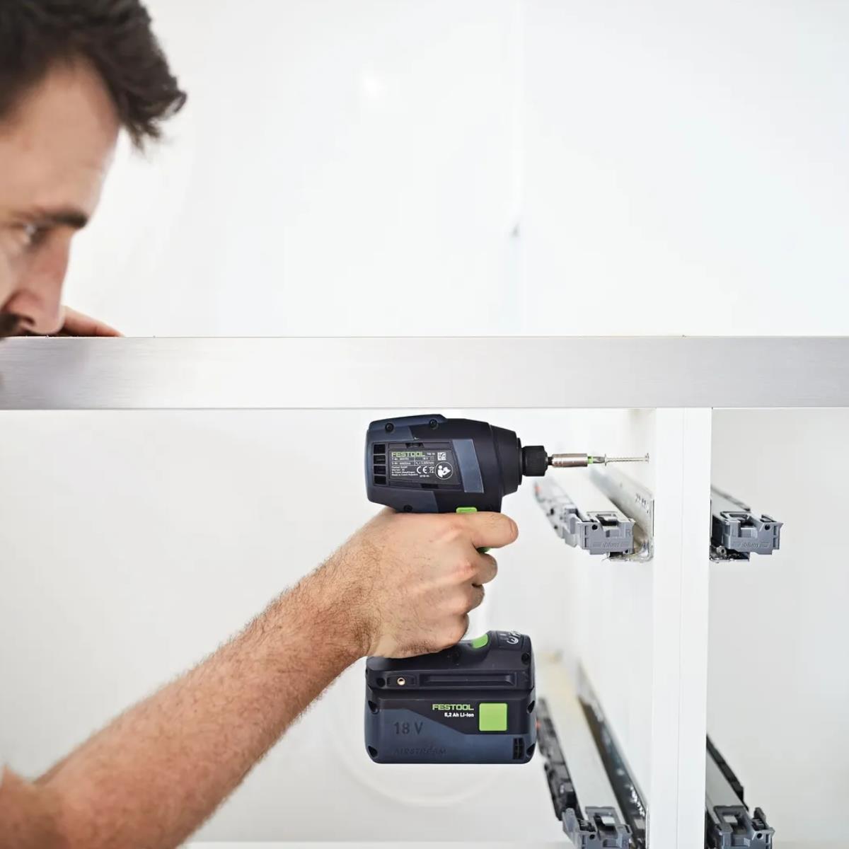 Festool TID 18 Basic-Set TPC 18/4 18V Brushless Impact Driver & Percussion Drill Set with Case - 578834