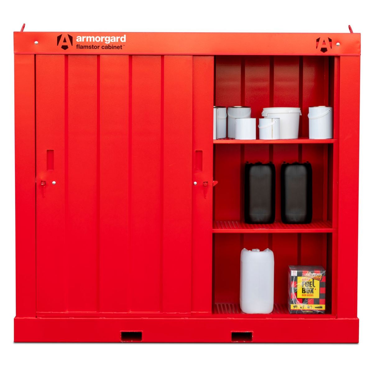 Armorgard FSC5 FlamStor Hazardous Storage Cabinet 2500mm x 775mm x 2315mm Safe Chemical Storage Solution