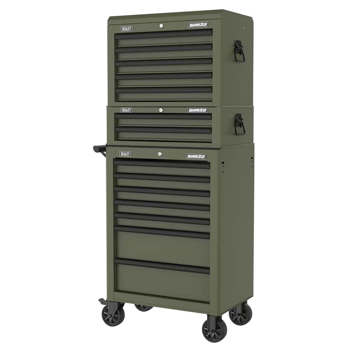 Sealey AP26479TK Superline PRO Heavy-Duty Rollcab 7 Drawer Khaki