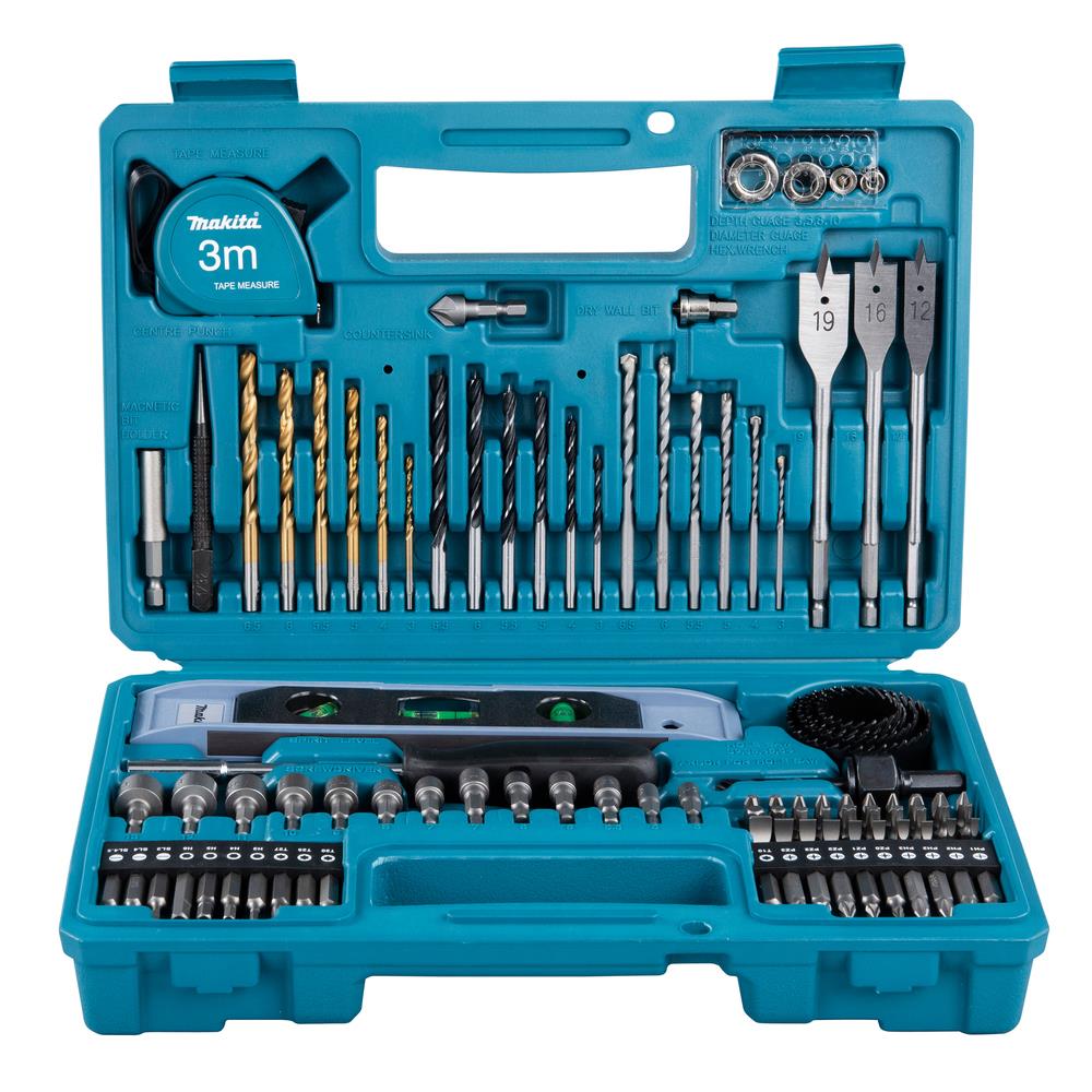 Makita E-10730 Drill & Screw Bit Set Of 102 Pieces In Case