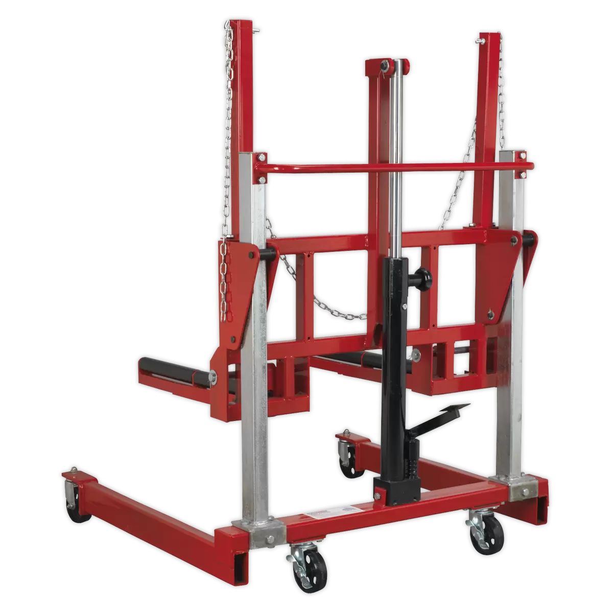 Sealey W508T Wheel Removal Trolley with Adjustable Width 500kg