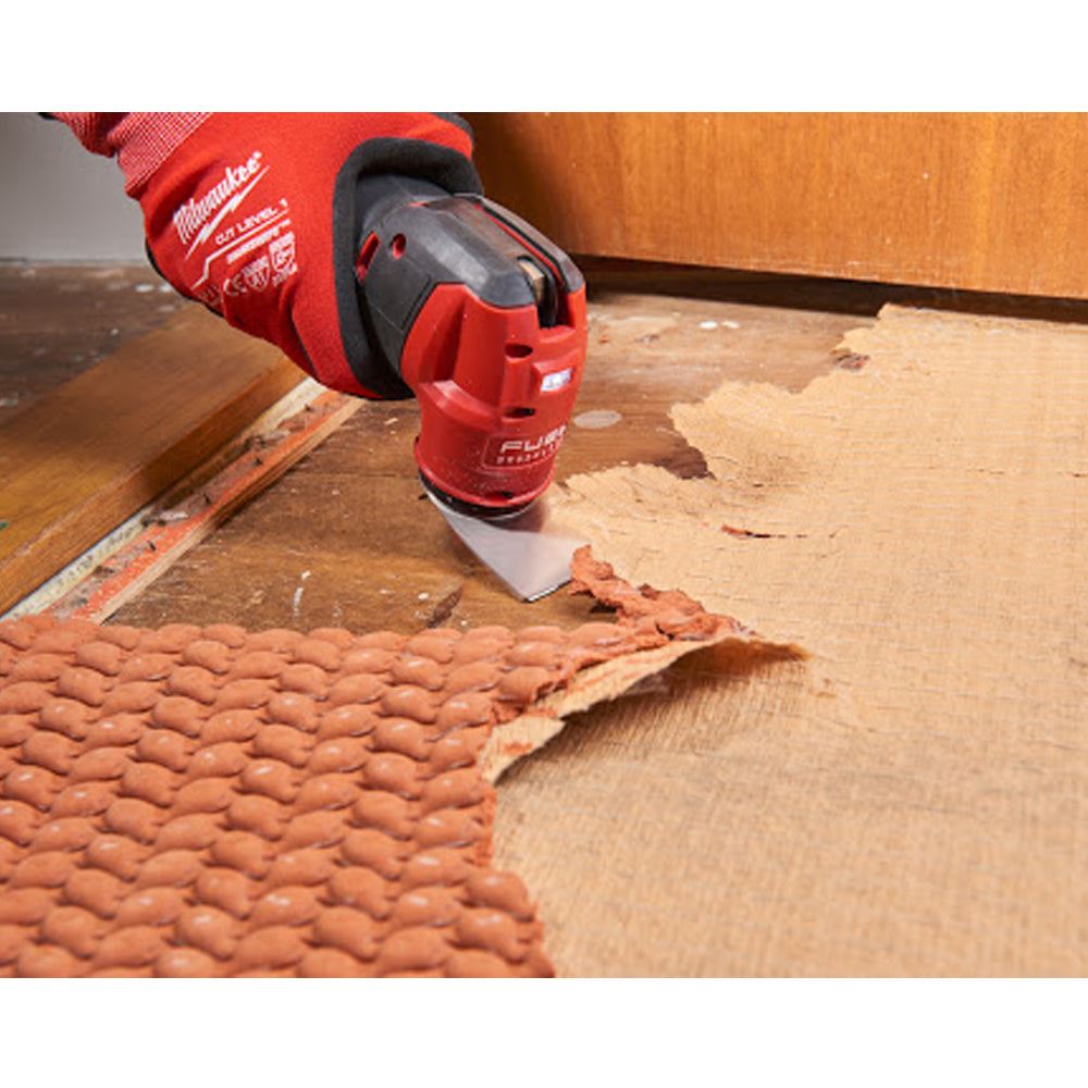 Milwaukee M12FMT-0 12V Brushless Multi Tool Body with 8 Piece Accessories Set