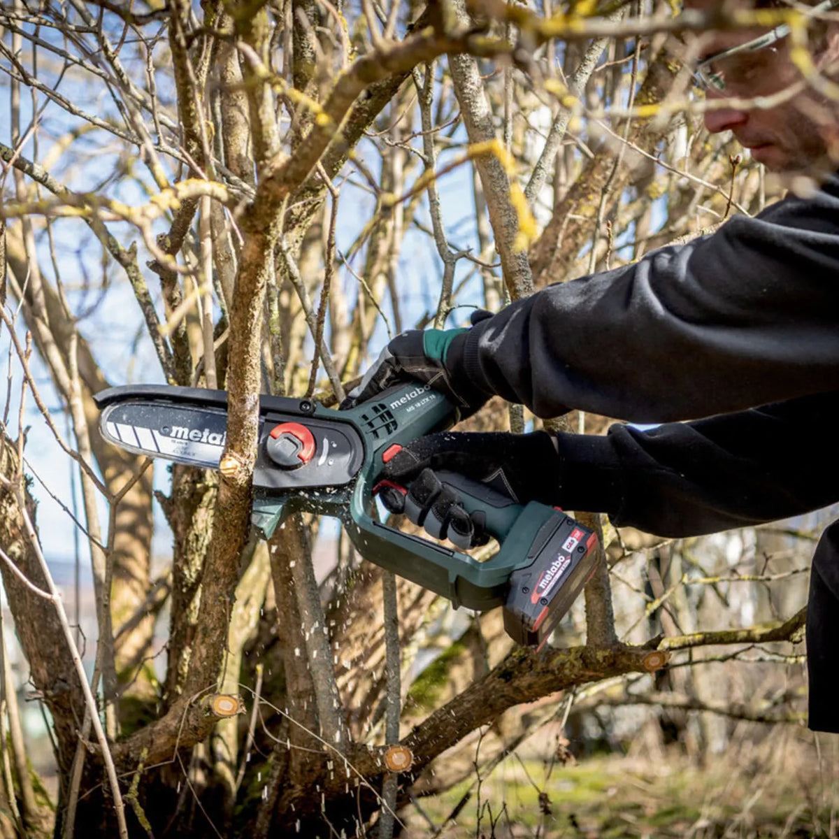 Metabo MS 18 LTX 15 18V 150mm Pruning Saw with 1 x 5.2Ah Battery Charger & Metabox