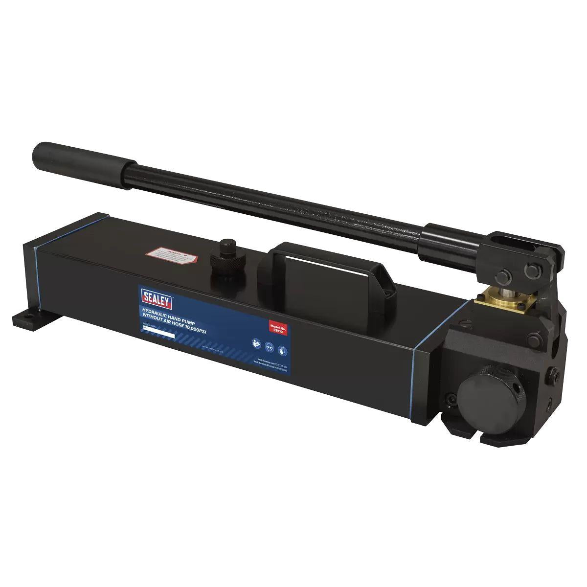 Sealey RE110 Hydraulic Hand Pump without Hydraulic Hose 10,000psi